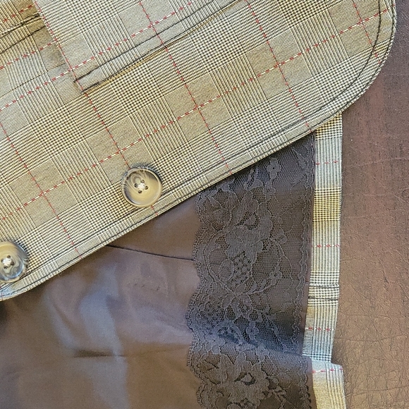 DKNY Taupe/Brown Skirt Suit Women Size 4-6 - Picture 7 of 12